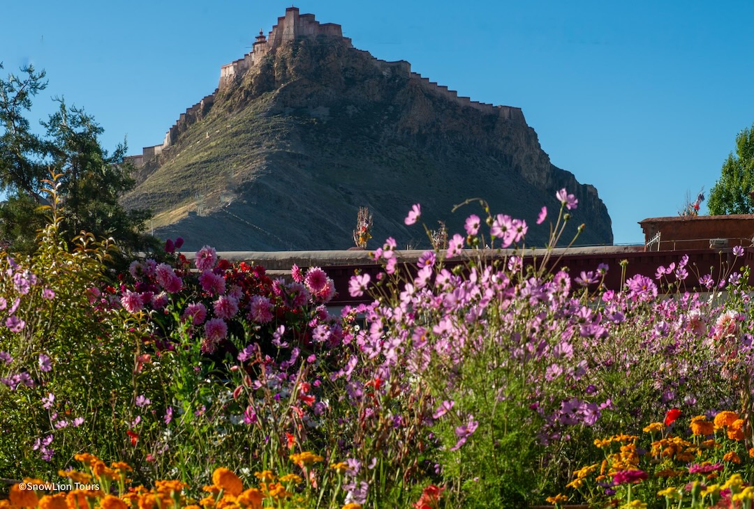 Gyantse Dzong in Tibet
