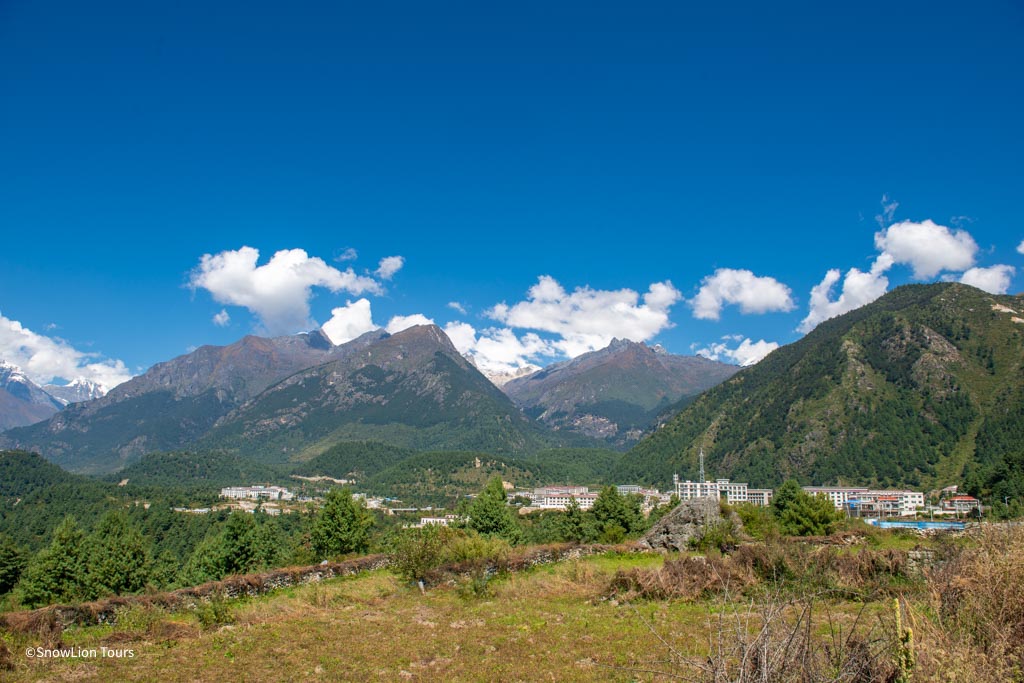 Kyirong town in Tibet
