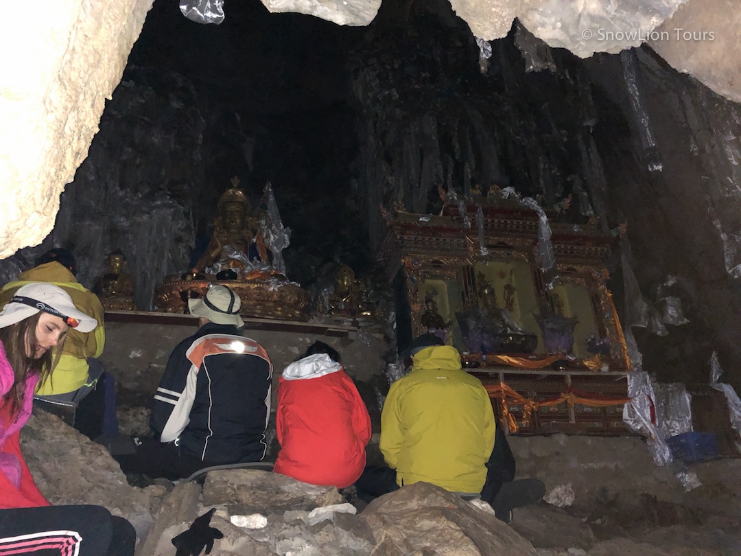 Tibet meditation caves