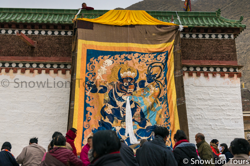 Thangka Display, Labrang, Xiahe